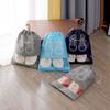 5pcs Non-woven Shoes Bag Storage Bag with Drawstring Strap Mouth Shoes Storage Bag, Shoes Dustproof Bag, Travel Shoes Storage Bag