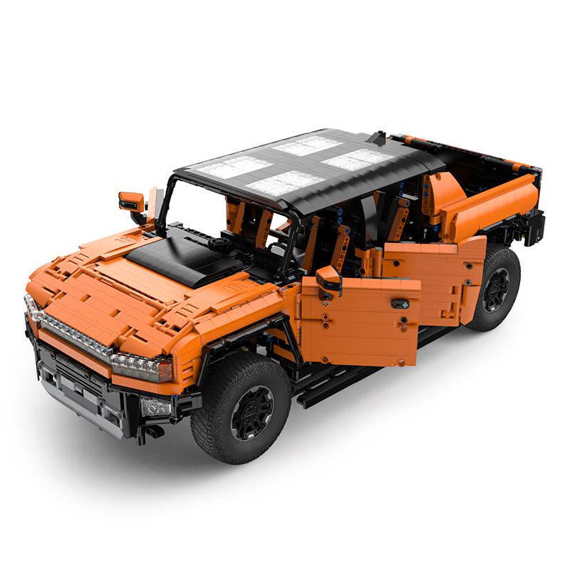 1:10 Classic Off-Road Vehicle Model Building Block Building Set, Moc Model Ornaments Educational Toys, Static Car Model Gifts