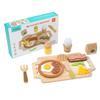 Игрушки Образовательные Аксессуары Симуляция Кухни Игрушка-Ролевая Игра Деревянный Набор для Завтрака Готовка Кухня Монтессори Игрушка Для Подарков Дети