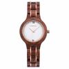 BOBO BIRD 2021 New Women's Handmade Wooden Watch, Exquisite Lightweight Watch (Red Sandalwood)