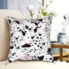 Dalmatian Dog Pattern Throw Pillow Cover Polyester Decorative Pillow Novelty Cushion Covers