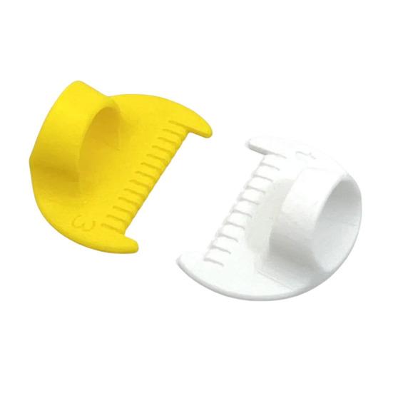 2/4Pcs Sewing Gauge with Thumb Guide Compact Design Portable Needle Gauge Quilting Ruler DIY Stitching Tools