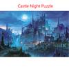 Castle Night Toy Landscape Puzzle 1000 Pieces Adult Puzzle Wooden Puzzle Cartoon Jigsaw Puzzles