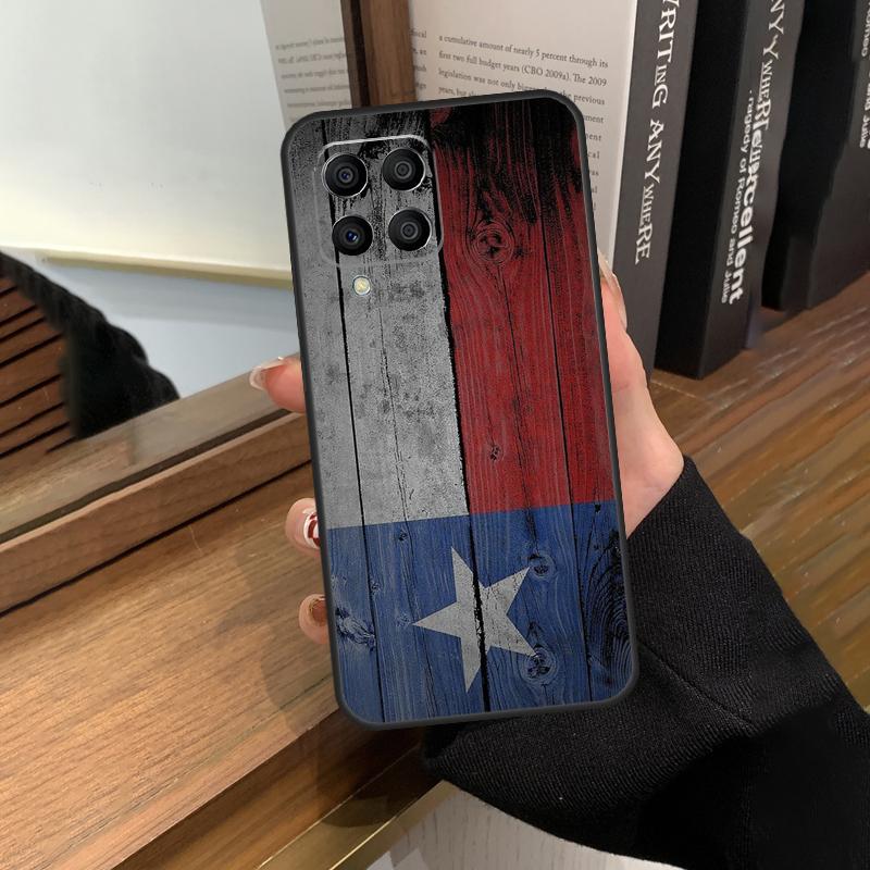 Чехол с флагом Техаса для Samsung Galaxy M56 M16 M36 M33 M53 M13 M12 M32 M52 M20 M15 M55 M31 M14 M35 M34 M54