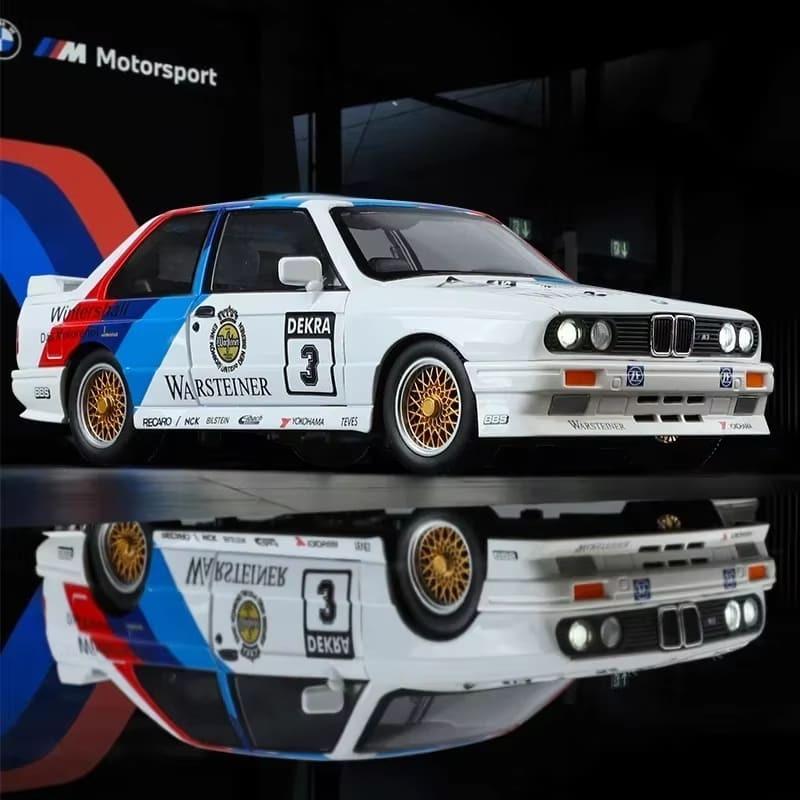 Новый 1:24 BMW M3 литая модель автомобиля со звуком и светом для дома коллекция хобби украшения ретро симулятор автомобиля модные игровые украшения мальчики подарок