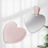 1PC Portable Mini Unbreakable Makeup Mirror Shatter Proof Card Style Pocket Cosmetic Mirror PU Leather Stainless Steel Card
