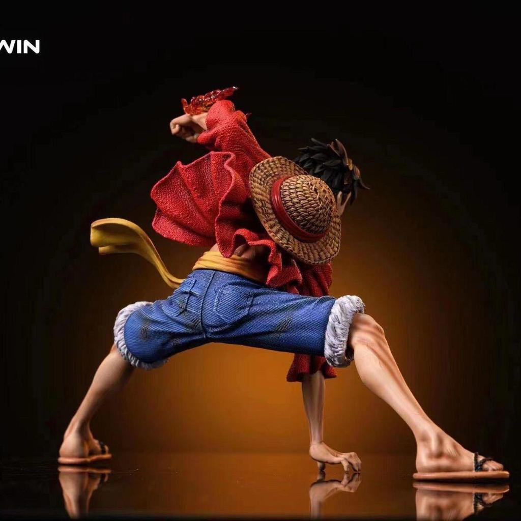 One Piece Luffy Double Fruit Battle Style Figure KSW Anime Model Decoration