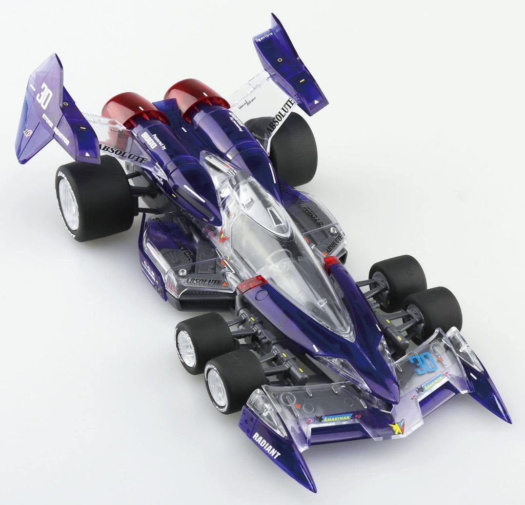 Aoshima Bunka Kyozai Cyber Formula SP Super Asurada 01 Прозрачная шкала Пластиковая модель Литье Цвет Вер. 1/24 (Чистый цвет)