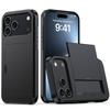 Чехол для IPhone 17 16 15 14 Plus 13 12 11 Pro Max 17Air 16e 13Mini 12Mini С кошельком Держателем для карт Ударопрочный Защитный чехол