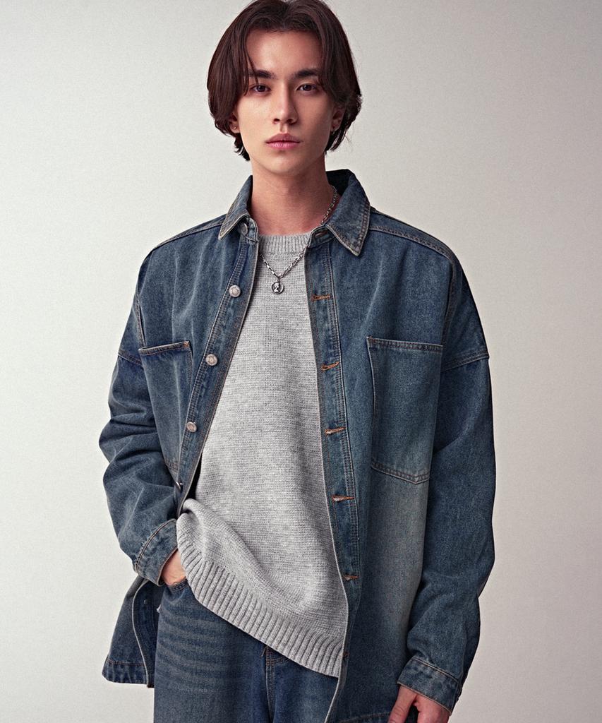 AVANDRESS Моющийся джемпер с круглым вырезом Hachi Knit_8Цветов