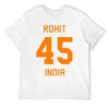 Rohit Sharma 45 Indian Cricket Jersey T-Shirt Heavyweights Vintage T Shirts Shirts Graphic Tees Mens Plain T Shirts