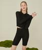 Kkuape Knit Biker Pants_Black