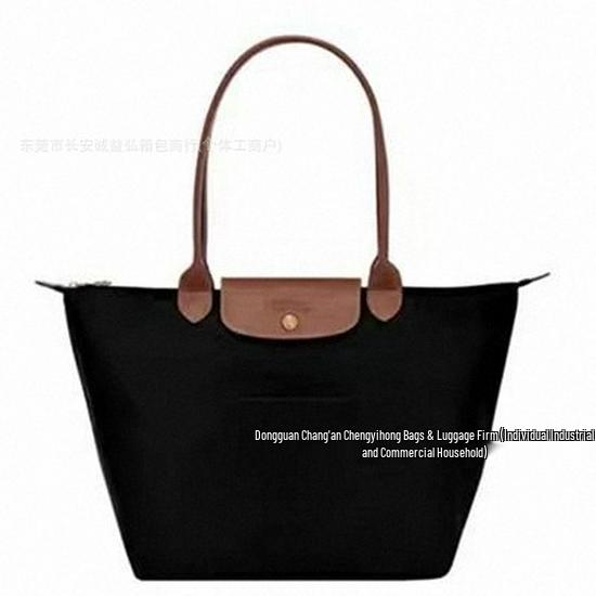 Сумка Longxiang 70th Anniversary Classic из водонепроницаемого нейлона, наплечная, женская, большая вместительная.