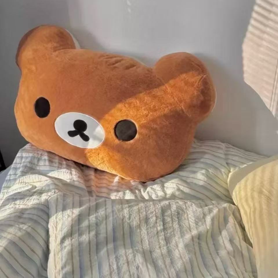 Милая Плюшевая Подушка для Рук Rilakkuma Мультяшный Медведь Плюшевая Игрушка Мягкая Подушка Подарок на День Рождения
