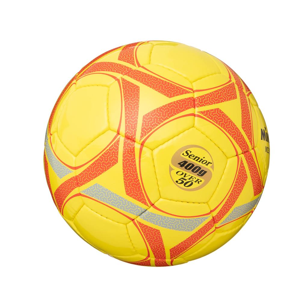 Mikasa (MIKASA) Soccer Ball Training Size 5, Approx. 400g, Yellow/Red, Hand-Sewn Ball, MC511S-YR, Recommended Pressure 0.6