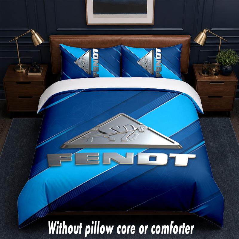 Fendt Design Bed Bedding Set 1 Duvet Cover + 2 Pillowcases Soft Breathable Household Bed Linens