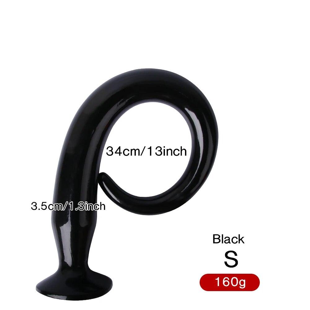 Анальная пробка, супер длинная Анальная пробка, хвост для женщин, анальный фаллоимитатор, расширитель, мужской массаж простаты, эротические сексуальные игрушки для пар, секс-игрушка для женщин