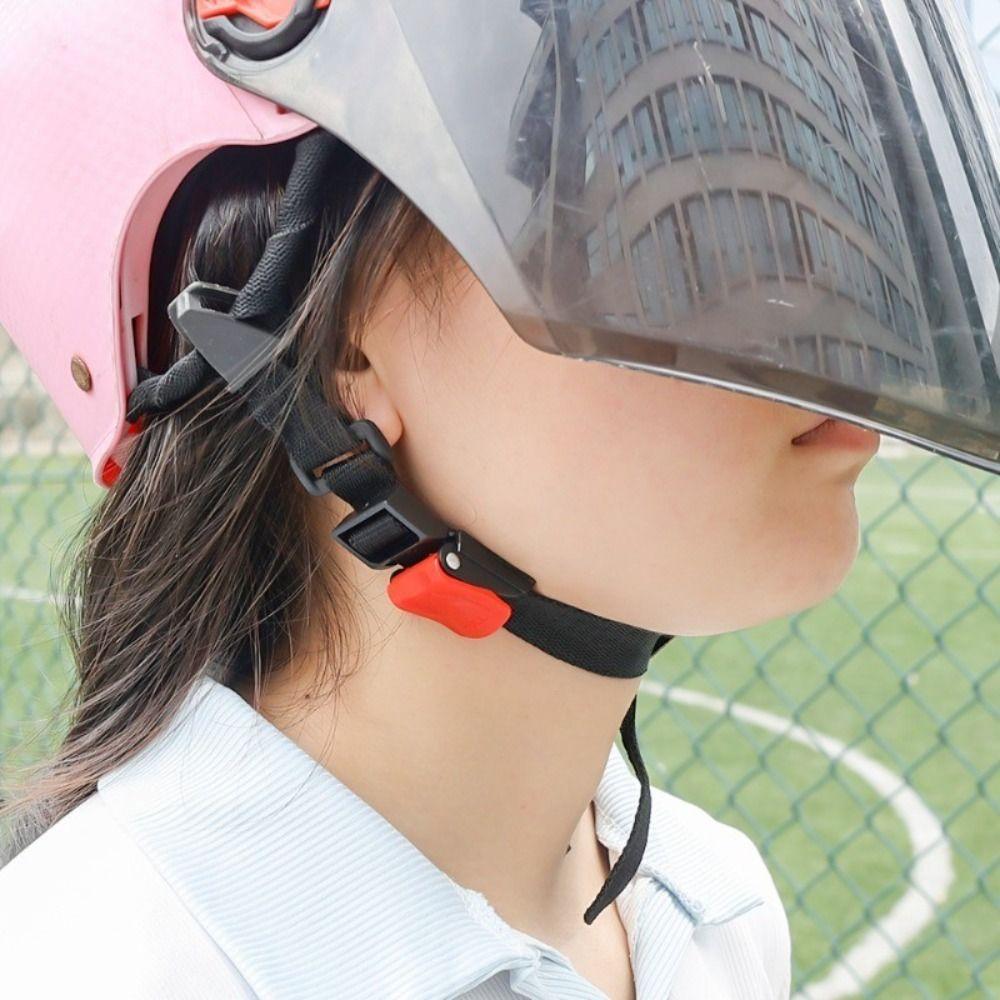 Plastic Motorcycle Helmet Clip Adjustable Helmet Fixing Buckles Motorcycle Accessories
