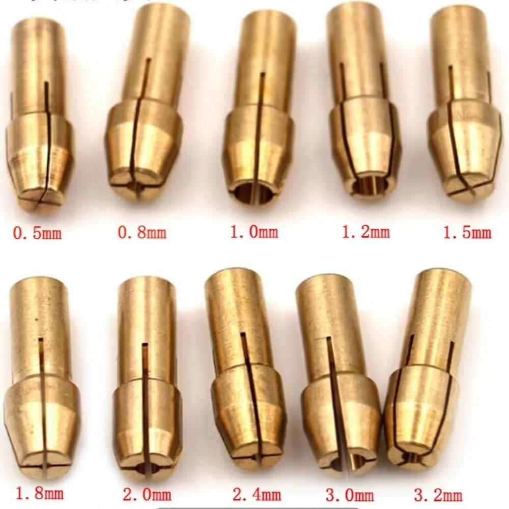 0.8-3mm Shank Rotary Tool Chuck Set Keyless Design Three-Jaw Chuck Set Home Repairs