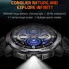 2025 Новые 1,7-дюймовые Смарт-часы для мужчин Аккумулятор высокой емкости 1100 мАч Светодиодный фонарик и Компас 3ATM и IP68 Звонок по Bluetooth Спортивные Смарт-часы