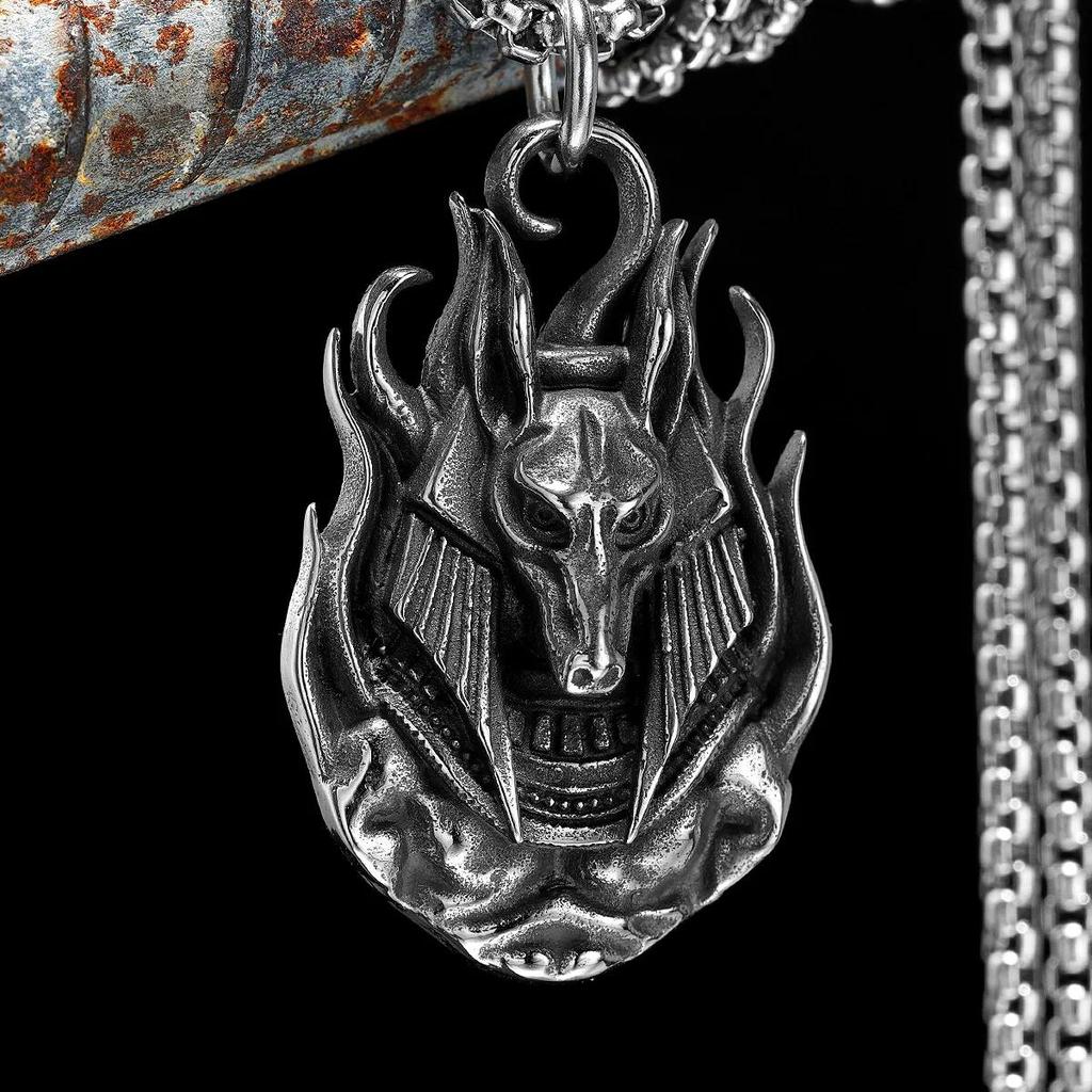 Amulet Talisman Anubis God Death Necklace Pendant Ancient Egypt Egyptian Symbol Eternal Life protect guardian Dead