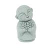 Mini Monk Statue Zen Style Figurine Resin Decor for Aquarium Fish Tank Micro Scene Garden Bonsai Ornament