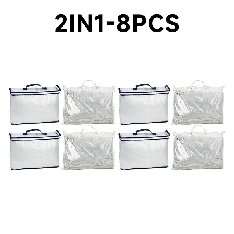 Transparent PVC Bag Portable Bedding Blanket Packaging Pillow Core Storage Bag