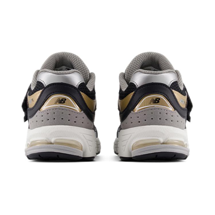 New Balance NB 2002R Abrasion Resistant Low top Kids Lifestyle Shoes Black Silver Children Aged 3 7 Years Old PV2002PO