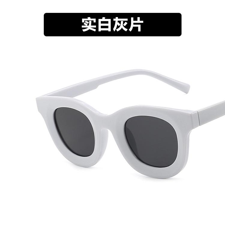 European and American hip hop concave sunglasses new personalized sunglasses ins retro street photography trendy dancing sunglasses