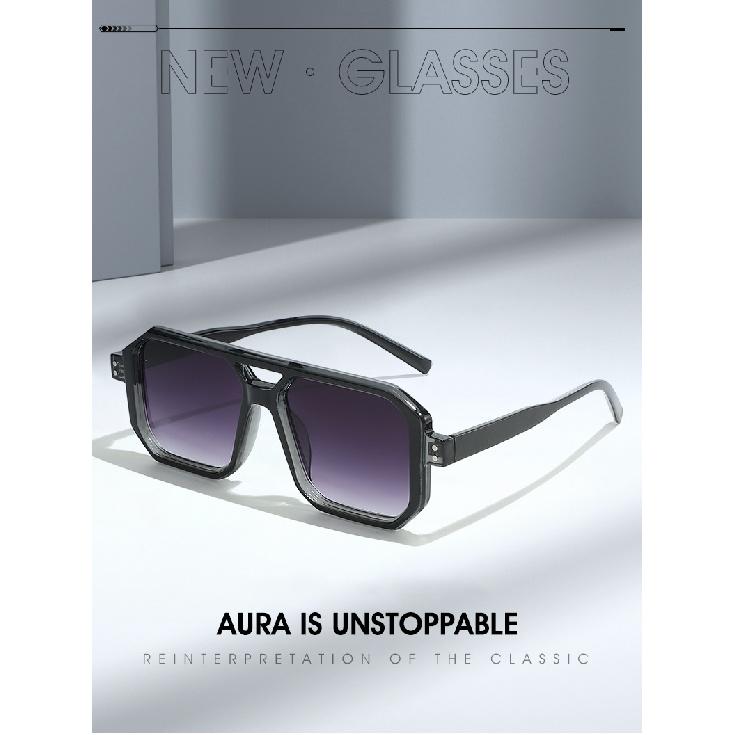Square-shaped, futuristic, and trendy sunglasses for men and women