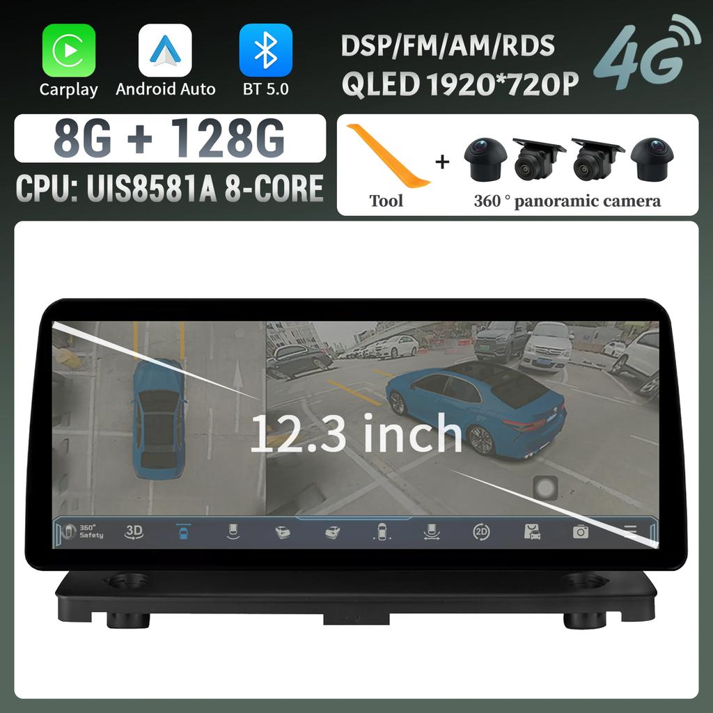 Автомобильное радио Carplay панель Мультимедиа 4G GPS BT Android 14 Навигация Автомобильные стереосистемы для VOLVO XC90 2004-2013 12,3-дюймовый экран Стерео