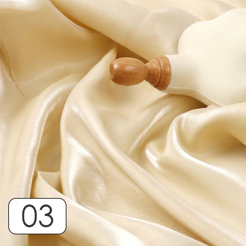 Цветная глазурь шелковый атлас градиентная ткань блестящая яркая шелковистая нежная атласная ткань для самостоятельного пошива свадебного платья рубашки материал