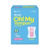 Белые тампоны Oh My 12 шт., 2 вида, выберите 1 (обычный/супер)