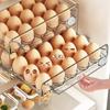 Transparent Egg Storage Box Double Layer Egg Container Egg Preservation Box  Refrigerator