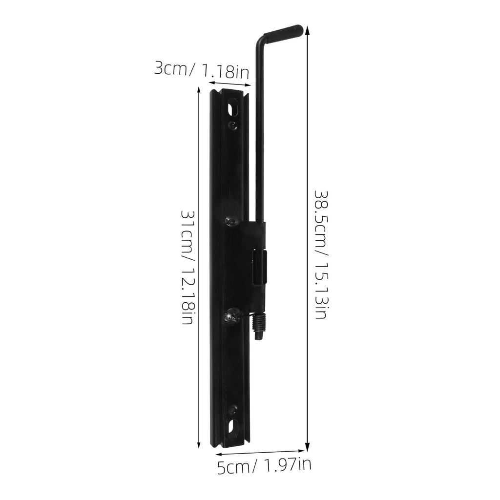 1Pair Sturdy Iron Seat Slider Rails Universal Car Seat Bracket Sliding Track for Easy Installation Optimal Driving Comfort
