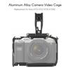 Клетка для камеры с верхней ручкой, алюминиевый сплав, видеоклетка для камеры с двойным креплением «холодный башмак», многочисленные 1/4