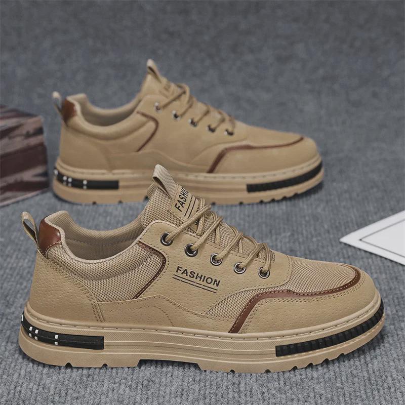 Мужские водонепроницаемые нескользящие повседневные белые кроссовки — легкая, модная универсальная спортивная обувь