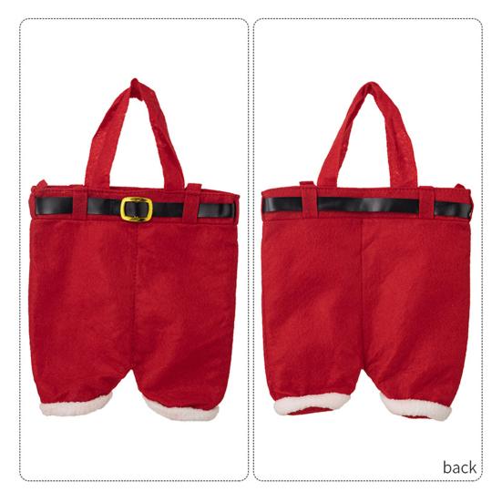 Рождественская сумка для бутылки вина Красные штаны Санты Чехол для бутылки вина Рождественское вино