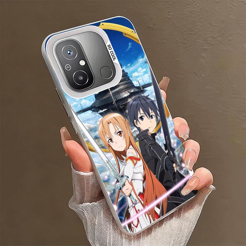 Ударопрочный чехол для телефона Sword Art Online для Xiaomi Poco X7 X6 X5 X3 Pro F7 Ultra M8 Redmi 15C 15 14C 13C 12C 10C 13 12 10