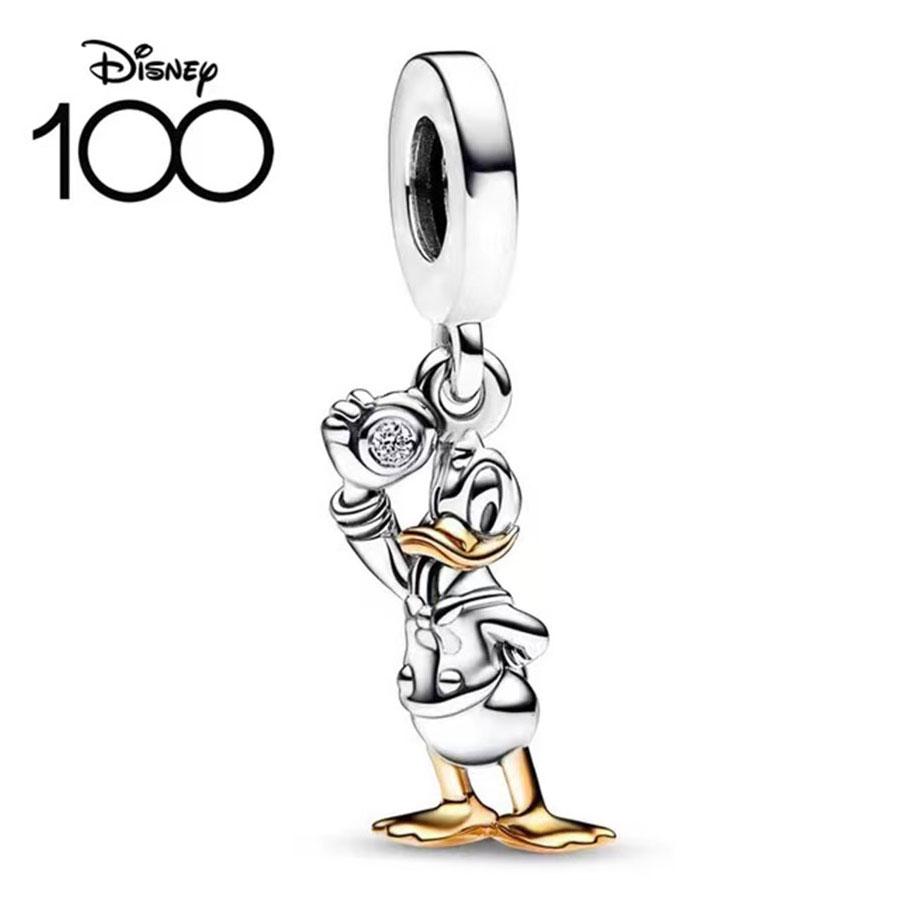 Самый продаваемый кулон-шарм из стерлингового серебра 925 пробы серии Disney, подходит для оригинального браслета DlY! Мода для дня рождения женщины