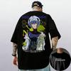 Neon Genesis Evangelion 2026 Уличная одежда Аниме Графический Оверсайз Короткий рукав Повседневная одежда Аска Лэнгли Сорью Ева Единица 02