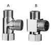 Switch Connect Shower Head Faucet Adapter Diverter Valve Water Tap Connector Kitchen Sink Splitter