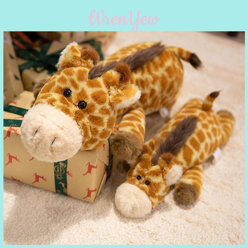 Giraffe Cuddle Pillow Soft Plush Toy For Children's Room Decor