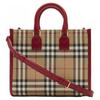 Burberry Freya Logo Classic Tote Bag Shopping Bag Women tote Beige Red 81162811