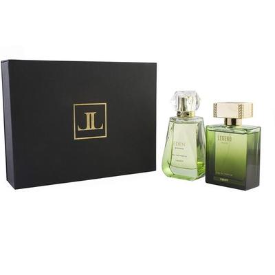 Набор Liberty Luxury - Legend для мужчин, Eden для женщин (100 мл каждый) Жидкая парфюмерная вода (электронная обработка данных) Сделано во Франции, Стойкий аромат