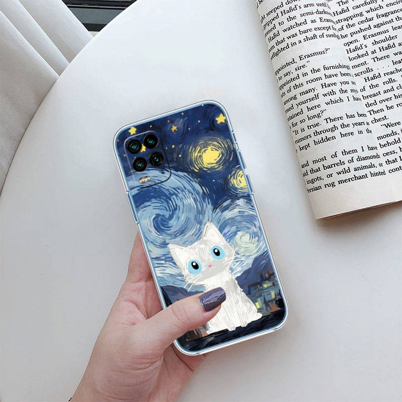 JO9 Cat Kitten Meow Phone Case for Motorola G34 G32 G31 G14 G84 G62 E32 G24 G72 G71 G73 G85 G200 G60S G60 G52 G51 G50 G42 G41 G32 G30