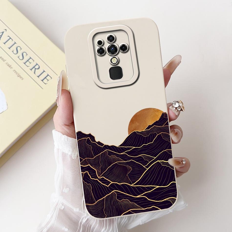 For Tecno Camon 16 Pro Case Camon16 16Pro CE7 CE7j CE9h Elegant Printing Soft Silicone Camera Protective Shockproof Phone Cases