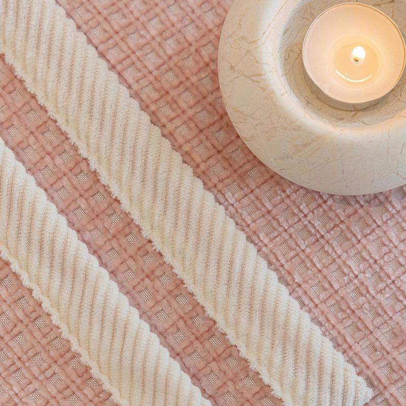 Диванная подушка в кремовом стиле Four Seasons, универсальное полотенце с полным покрытием, полностью завернутый чехол, вафельная высококачественная диванная подушка, нескользящая