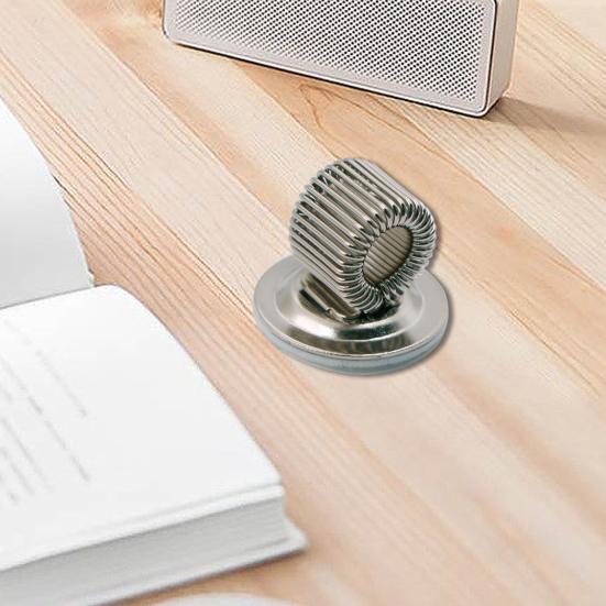 Spring Metal Pen Holder Clip Self Adhesive Mini Refrigerator Whiteboard Bulletin Board Notebook Tablet Stylus Gel Marker Pen Organizer Clip Stationery