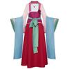 Maomao Cosplay Costume Anime Apothecary Diaries Mao Mao Pink Kimono Full Set Women Outfit With Necklace For Halloween Comic Con